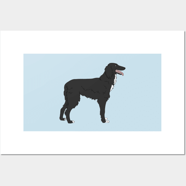 Borzoi Wall Art by Adastumae